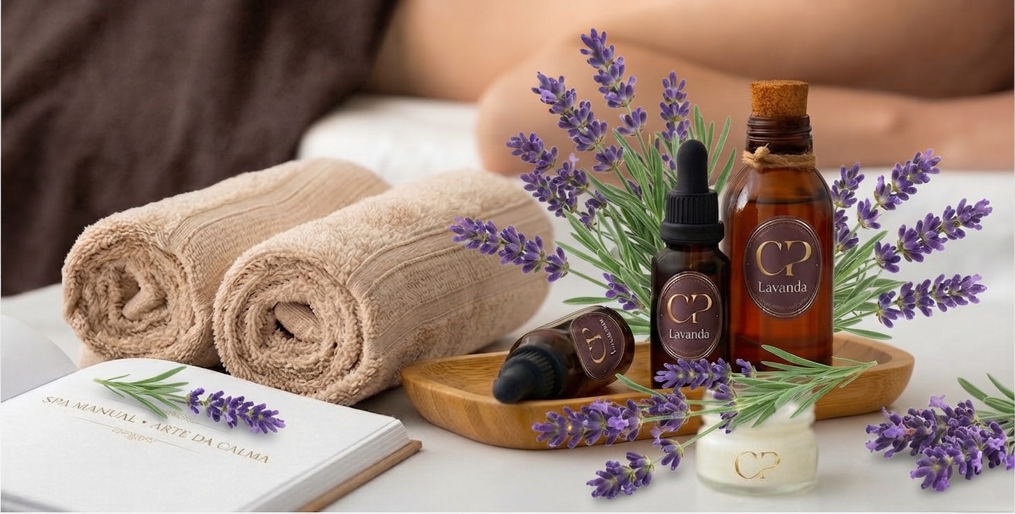 Massagem com óleos essenciais — Aromaterapia